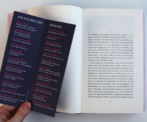 Buchcover und Innenansicht für das Buch: Storia del nuovo cognome