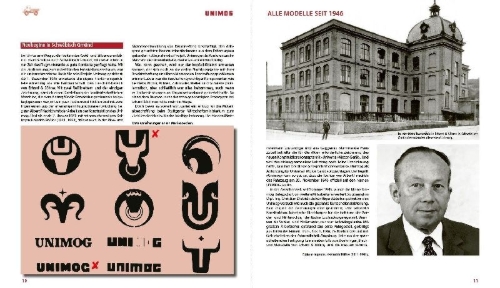 Buchcover und Innenansicht für das Buch: Unimog