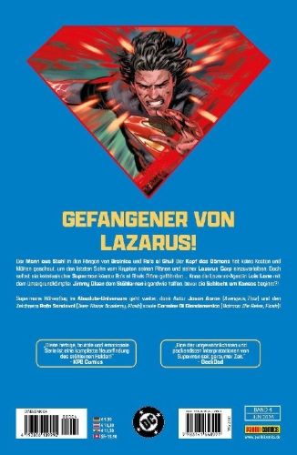 Buchcover und Innenansicht für das Buch: Absolute Superman #10-#12
