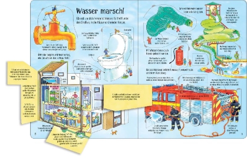 Buchcover und Innenansicht für das Buch: Ich weiß mehr! Technik bewegt die Welt