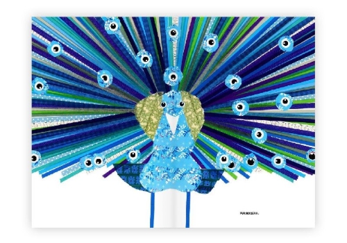 Buchcover und Innenansicht für das Buch: Kunst kleben