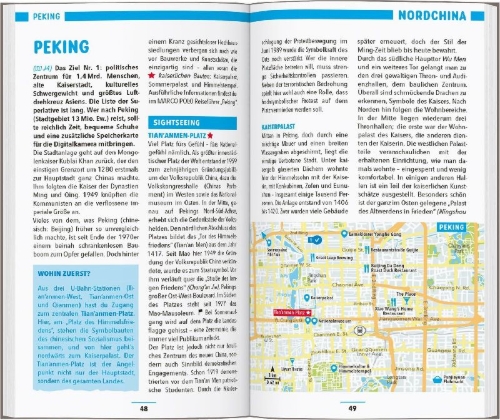 Buchcover und Innenansicht für das Buch: MARCO POLO Reiseführer China
