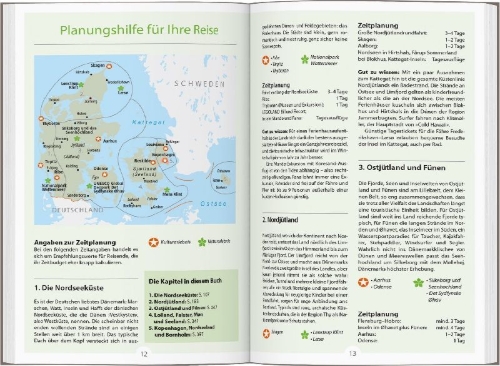 Buchcover und Innenansicht für das Buch: DUMONT Reise-Handbuch Reiseführer Dänemark