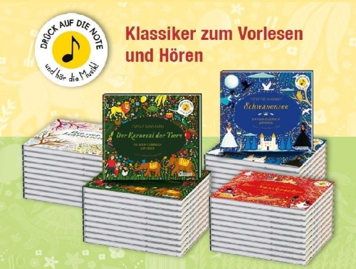 Buchcover und Innenansicht für das Buch: Swan Lake Story Orchestra
