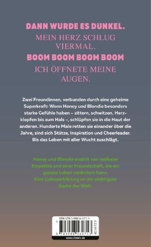 Buchcover und Innenansicht für das Buch: Honey und Blondie