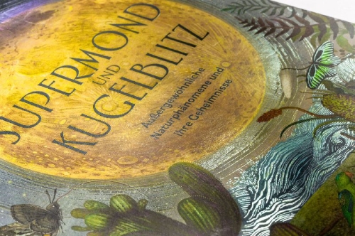 Buchcover und Innenansicht für das Buch: Supermond und Kugelblitz