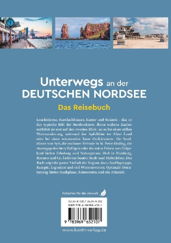 Buchcover und Innenansicht für das Buch: KUNTH Unterwegs an der deutschen Nordsee