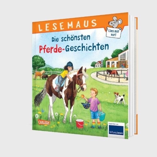 Buchcover und Innenansicht für das Buch: LESEMAUS Sonderbände: Die schönsten Pferde-Geschichten