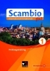 Buchcover und Innenansicht für das Buch: Scambio plus 1 Prüfungstraining