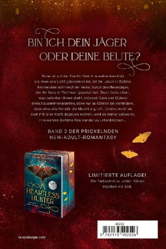 Buchcover und Innenansicht für das Buch: Crimson Moth Book 2: Rebel Witch