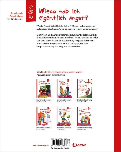 Buchcover und Innenansicht für das Buch: Wieso hab ich eigentlich Angst? (Starke Kinder, glückliche Eltern)