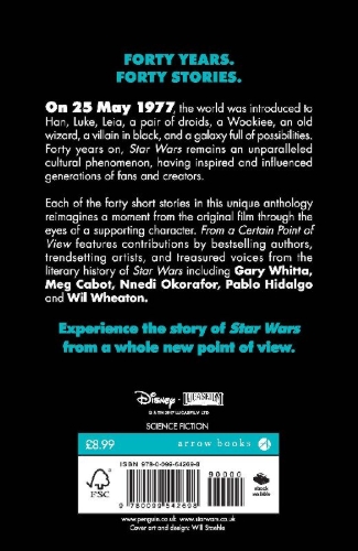 Buchcover und Innenansicht für das Buch: Star Wars: From a Certain Point of View