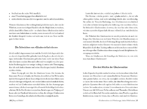 Buchcover und Innenansicht für das Buch: Beyond Belief