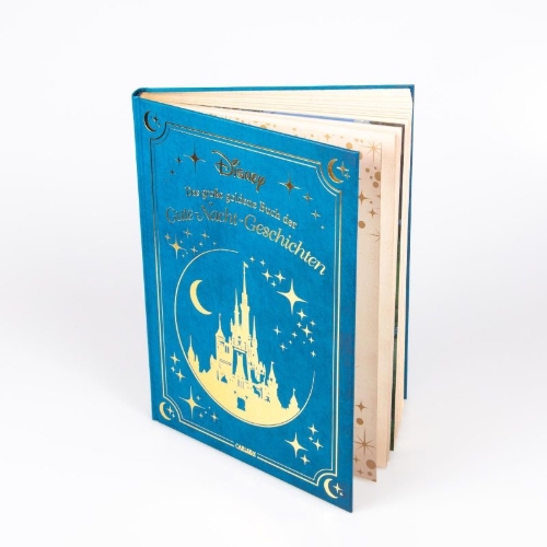 Buchcover und Innenansicht für das Buch: Disney: Das große goldene Buch der Gute-Nacht-Geschichten