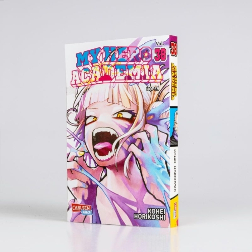 Buchcover und Innenansicht für das Buch: Boku no Hero Academia