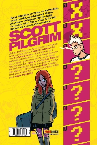 Buchcover und Innenansicht für das Buch: Scott Pilgrim Vol. 3: Scott Pilgrim & The Infinite Sadness