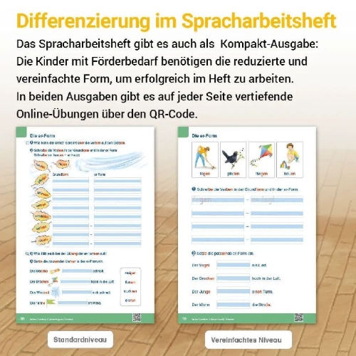 Buchcover und Innenansicht für das Buch: ABC der Tiere 2 Neubearbeitung - Spracharbeitsheft
