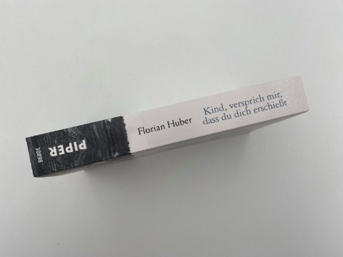 Buchcover und Innenansicht für das Buch: Kind, versprich mir, dass du dich erschießt
