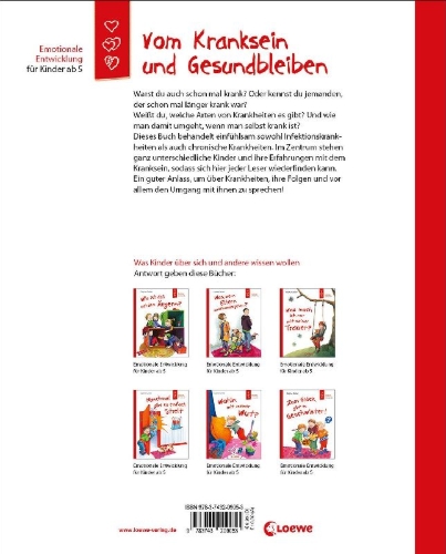 Buchcover und Innenansicht für das Buch: Vom Kranksein und Gesundbleiben