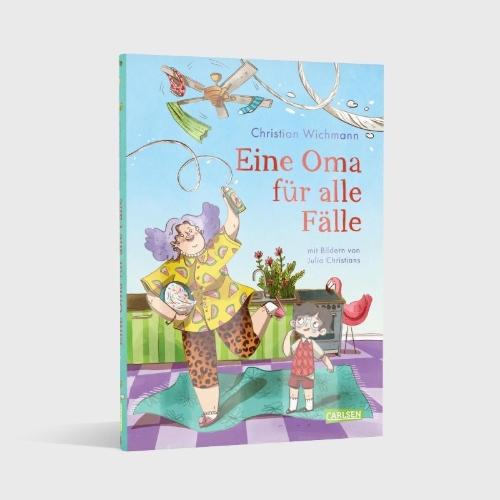 Buchcover und Innenansicht für das Buch: Eine Oma für alle Fälle