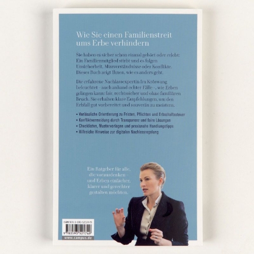 Buchcover und Innenansicht für das Buch: Einfach erben
