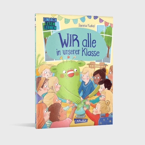 Buchcover und Innenansicht für das Buch: WIR alle in unserer Klasse
