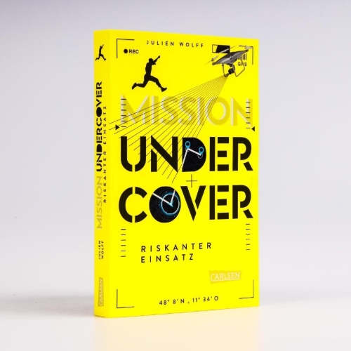 Buchcover und Innenansicht für das Buch: Mission Undercover 1: Riskanter Einsatz