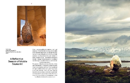 Buchcover und Innenansicht für das Buch: Ridiculously Good Looking Saunas