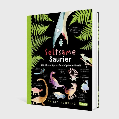 Buchcover und Innenansicht für das Buch: Weirdosaurus