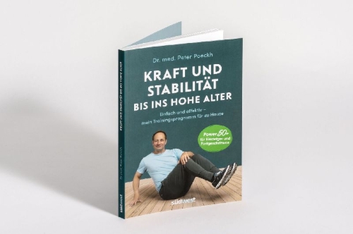 Buchcover und Innenansicht für das Buch: Kraft und Stabilität bis ins hohe Alter