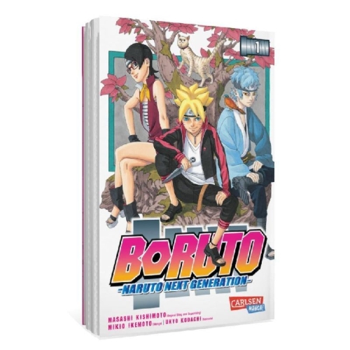 Buchcover und Innenansicht für das Buch: Boruto: Naruto next Generations