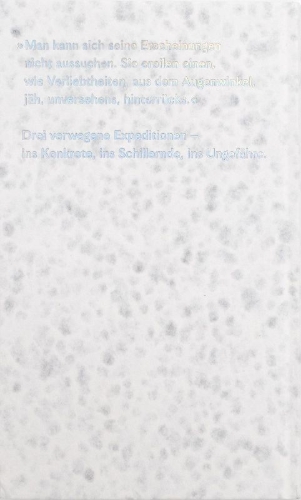 Buchcover und Innenansicht für das Buch: Marmor, Quecksilber, Nebel