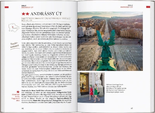 Buchcover und Innenansicht für das Buch: Baedeker Reiseführer Budapest