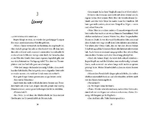 Buchcover und Innenansicht für das Buch: Was wir nicht sagen können