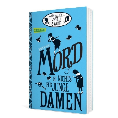Buchcover und Innenansicht für das Buch: Mord ist nichts für junge Damen