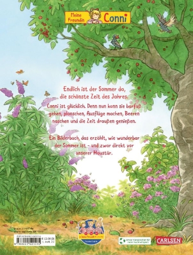 Buchcover und Innenansicht für das Buch: Conni-Bilderbücher: Conni im Sommer