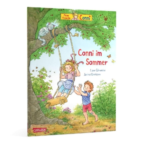 Buchcover und Innenansicht für das Buch: Conni-Bilderbücher: Conni im Sommer