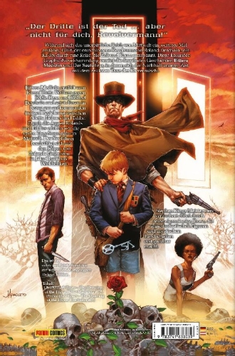 Buchcover und Innenansicht für das Buch: The Dark Tower: The Drawing of the Three - Bitter Medicine 1-5; The Dark Tower: The Drawing of the Three - The Sailor 1-5