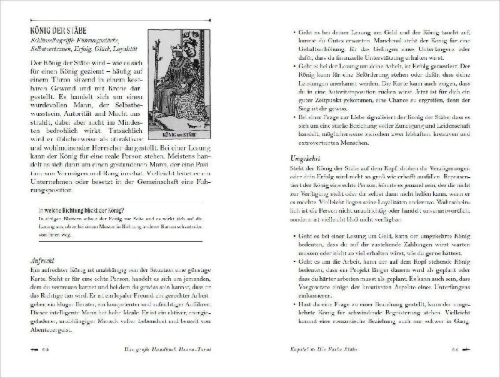 Buchcover und Innenansicht für das Buch: The Modern Witchcraft Book of Tarot