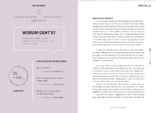 Buchcover und Innenansicht für das Buch: GELD IM GLÜCK