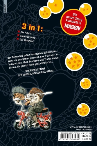Buchcover und Innenansicht für das Buch: Dragon Ball Triple Edition