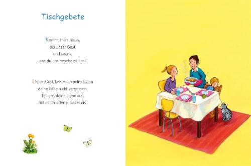 Buchcover und Innenansicht für das Buch: Meine liebsten Kindergebete