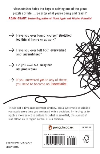 Buchcover und Innenansicht für das Buch: Essentialism
