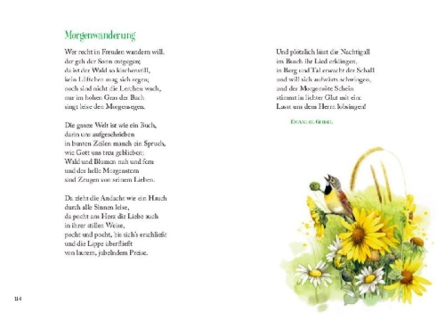 Buchcover und Innenansicht für das Buch: Wo Blumen blühen, da lächelt die Welt