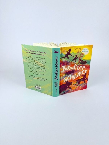 Buchcover und Innenansicht für das Buch: Banditensommer