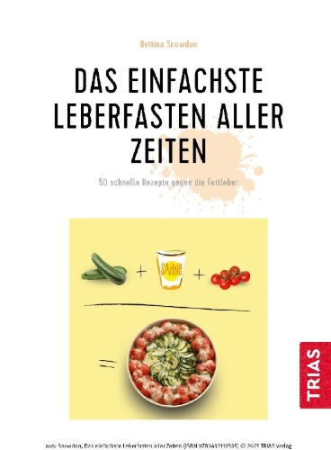 Buchcover und Innenansicht für das Buch: Das einfachste Leberfasten aller Zeiten