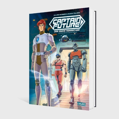 Buchcover und Innenansicht für das Buch: Capitaine Flam - L'Empereur Eternel