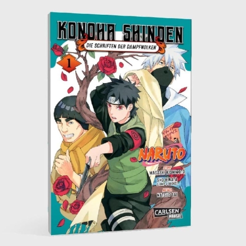 Buchcover und Innenansicht für das Buch: Naruto Konoha Shinden