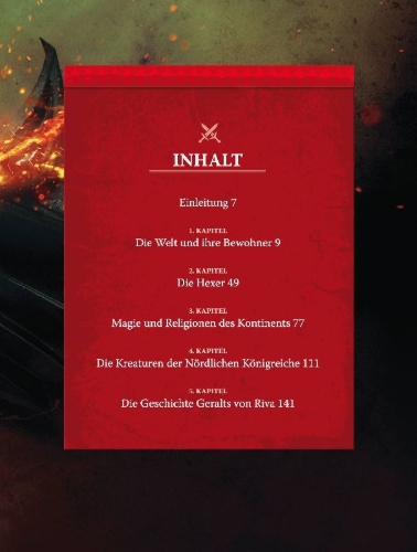 Buchcover und Innenansicht für das Buch: The World of the Witcher