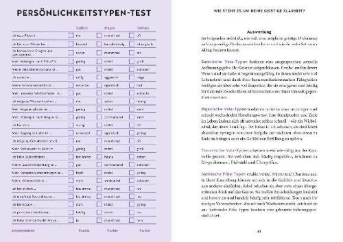 Buchcover und Innenansicht für das Buch: Ayurveda-Routinen für jeden Tag